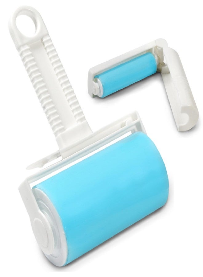 Schticky Lint Roller Set - Reusable & Washable Lint Roller Cleaner for Clothes Sofa Furniture Car Cat Dog Hair - Clean in a Quicky with Schticky (2 Piece) - Image 2